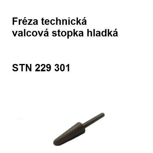 Fréza technická valcová stopka hladká 49/2