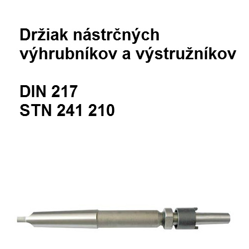 Držiak nástrčných výhrubníkov a výstružníkov 13x3