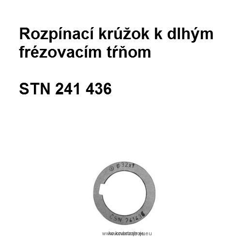 Rozpínací krúžok k dlhým frézovacím tŕňom 22x3