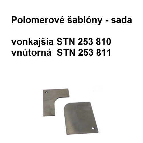 Polomerové šablóny sada 24