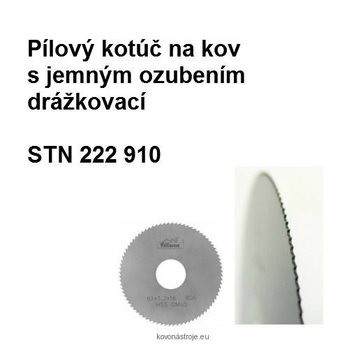 Pílový kotúč na kov s jemným ozubením drážkovací 40x5x10