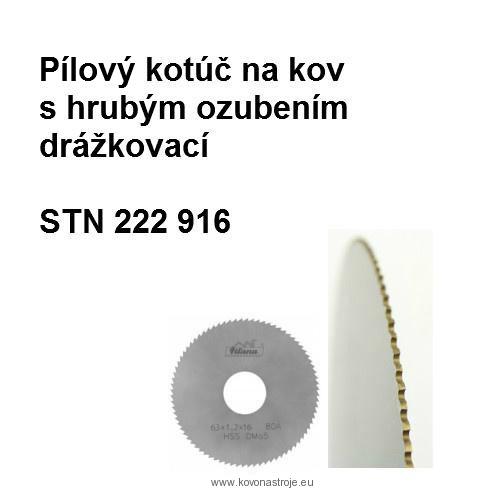 Pílový kotúč na kovy s hrubým ozubením drážkovací 200x2x32 HSS 30