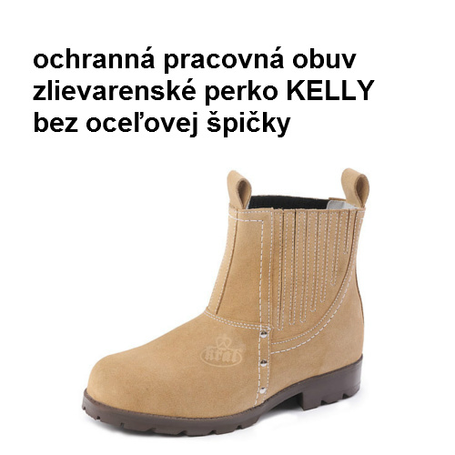 Pracovná obuv -  zlievarenské perko KELLY, veľkosť: 47/12 bez oceľ. špičky