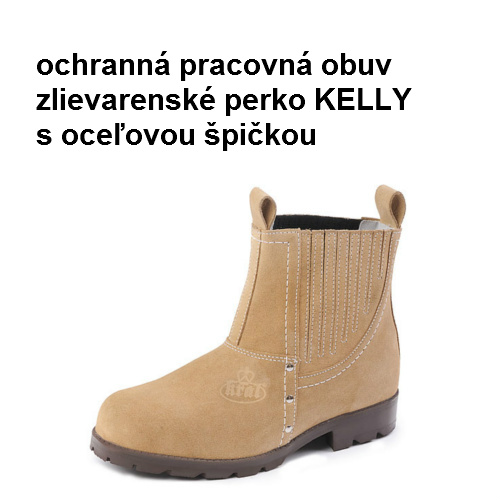 Pracovná obuv -  zlievarenské perko KELLY, veľkosť: 47/12 s oceľ. špicou