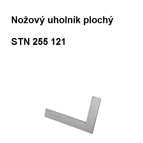 Nožový uholník plochý 90° 100