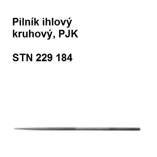 Pilník ihlový kruhový