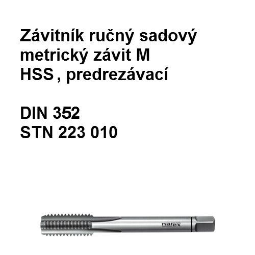 zavitnik 223010 M HSS predrezavaci din 352