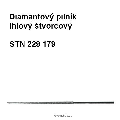 Diamantový pilník ihlový štvorcový  125/100