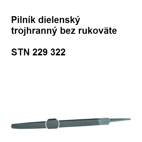 Pilník dielenský trojhranný   200x10/1