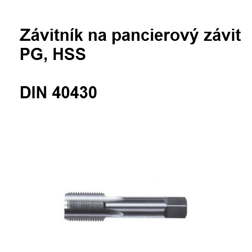 Závitník na pancierový závit