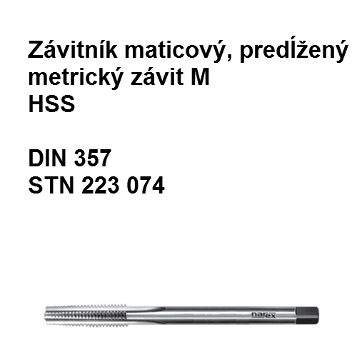 Závitník maticový predĺžený 223074