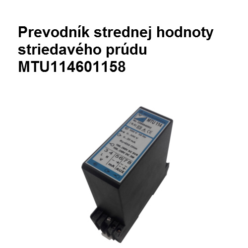 Prevodník strednej hodnoty striedavého prúdu MTU114 601158 50Hz 500V