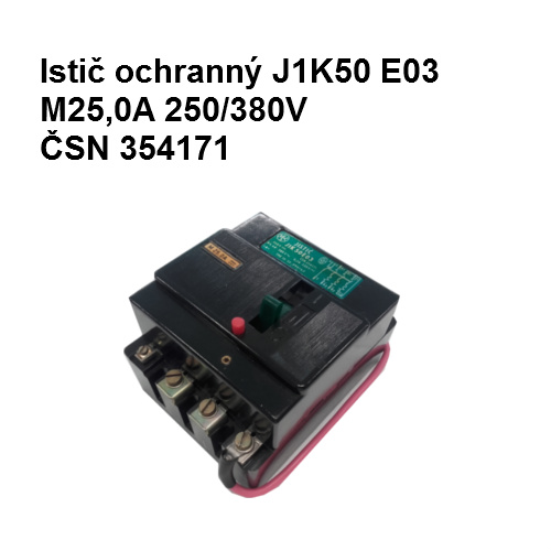 Istič ochranný J1K50 E03 M25,0A 250-380V