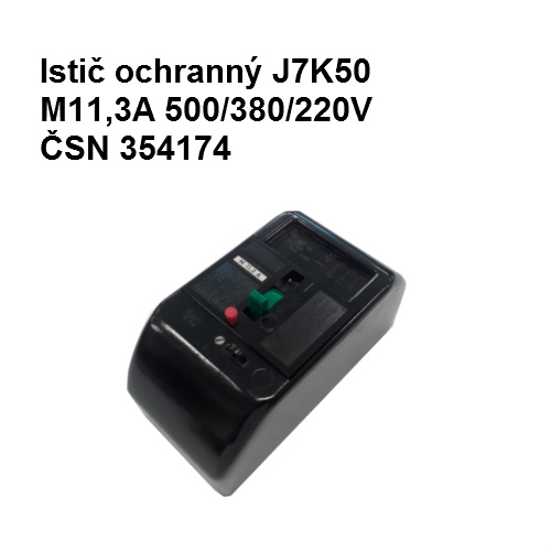 Istič ochranný J7K50 M11,3A 500-380-220V