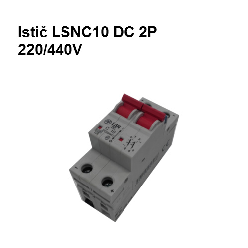 Istič ochranný LSN C10 DC 2 rad 220/440V