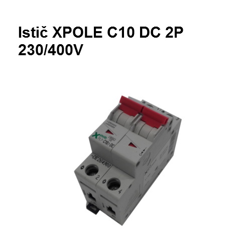 Istič ochranný Xpole c10 DC 2 rad 230/400V