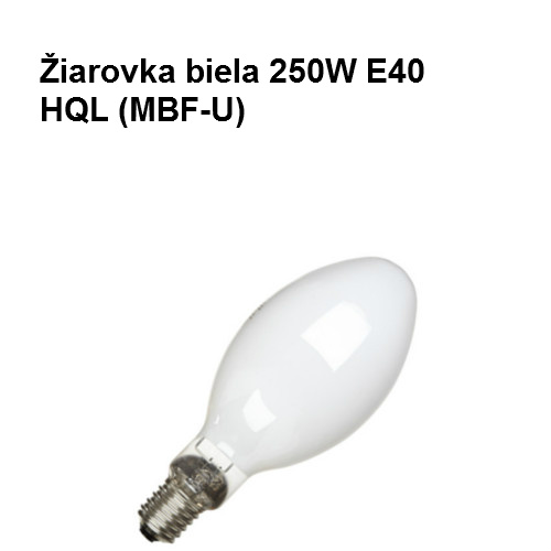 Žiarovka biela 250W E40 HQL (MBF-U)