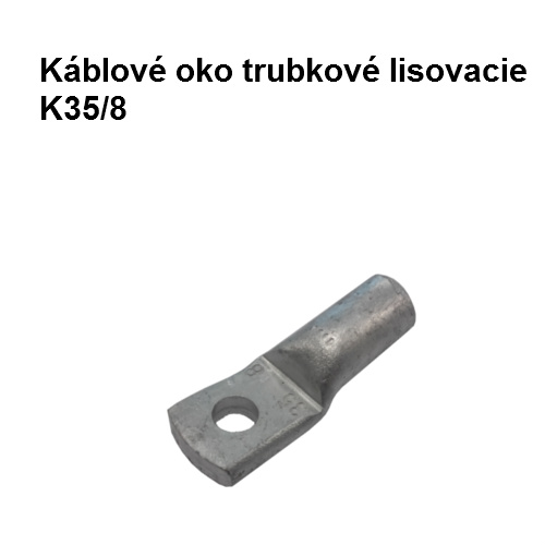 Káblové oko trubkové lisovacie K35/8