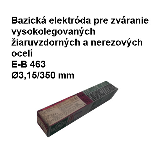 Elektróda bazická E-B 463,  Ø2,00/350 mm