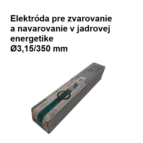 Elektróda pre zvar. a navarovanie v jadrovej energetike E-891,  Ø3,15/350 mm