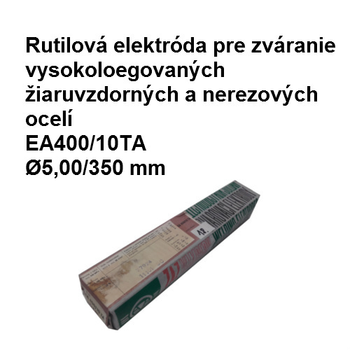 Elektróda rutilová EA 400/10TA,  Ø5,00/350 mm