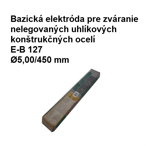 Elektróda bazická E-B 127,   ?5,00/450 mm