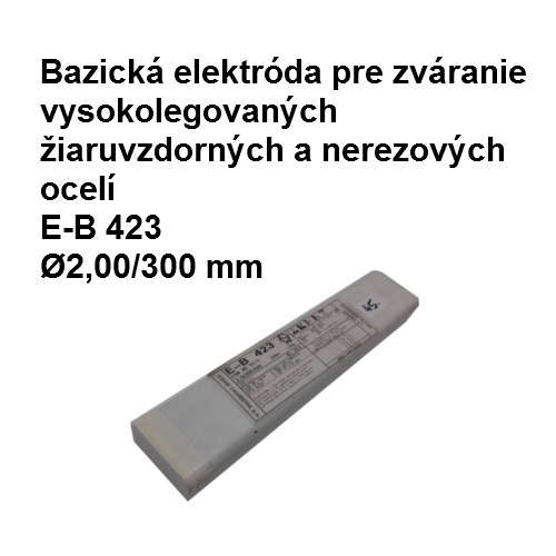 Elektróda bazická E-B 423,   ?2,00/300 mm