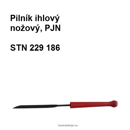 Pilník ihlový nožový  180/1