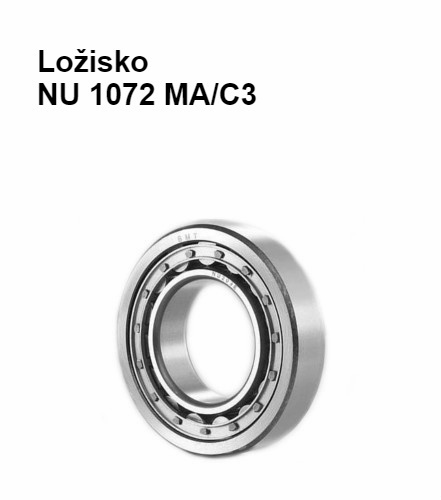 Ložisko NU 1072 MA/C3, 91-05-23