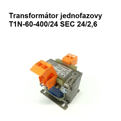Transformátor jednofazovy T1N-60-400/24 SEC 24/2,6