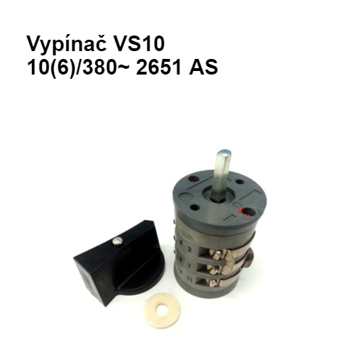 Vypínač VS10, 10(6)/380~ 2651 AS