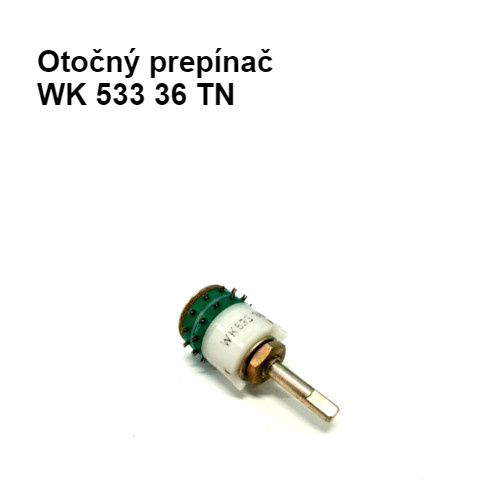 Otočný prepínač WK 533 36 TN