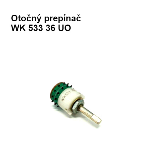 Prepínač otočný WK 533 36 UO