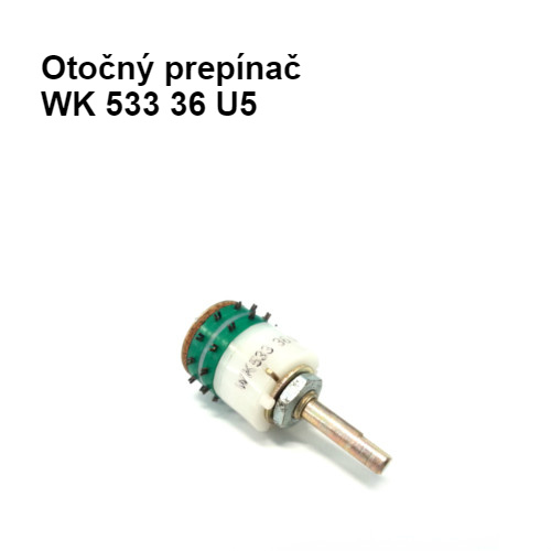 Prepínač otočný WK 533 36 U5