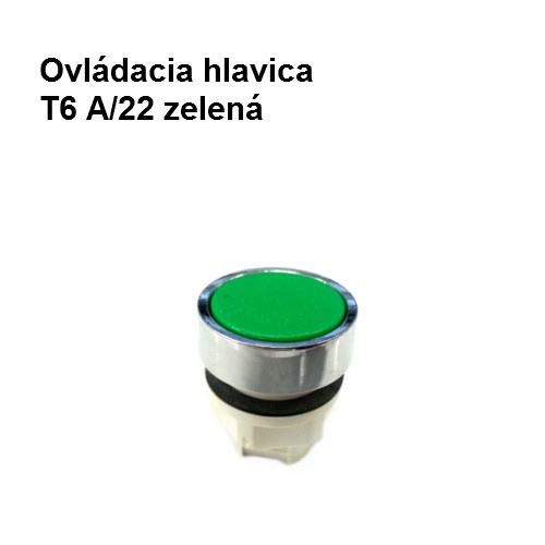 Ovládacia hlavica T6 A/22 zelená