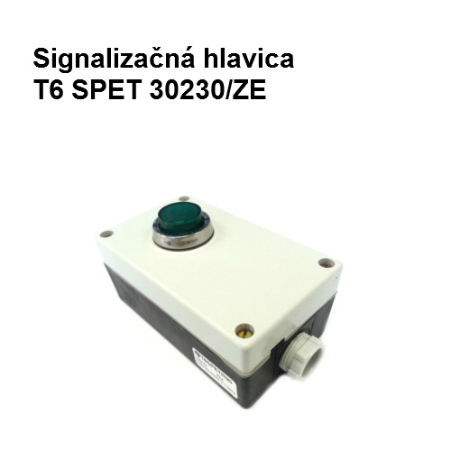 Signalizačná hlavica T6 SPET 30230/ZE zelená