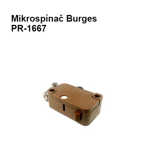 Mikrospínač Burges PR-1667