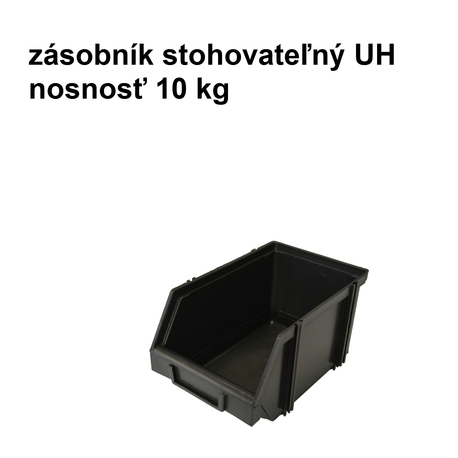 plastový box skosený, MODUL 2.1 nosnosť 1,5kg, rozmery 150š x 230h x 125v mm
