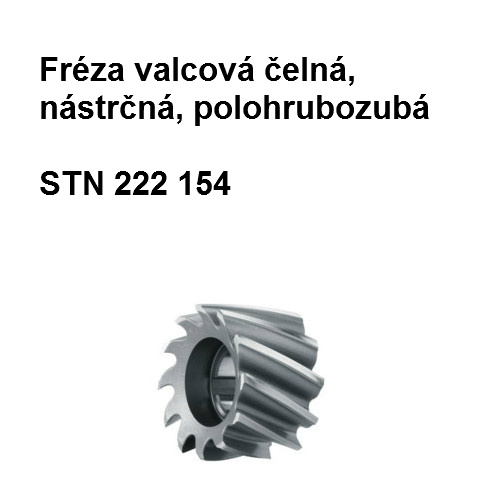 Fréza valcová čelná nástrčná, polohrubozubá 63x40 A, HSS 90